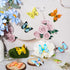 24 Pcs Plastic Butterflies Toy Butterflies Action Figures Art Lifelike Butterfly Decoration Removable Reusable for Party Favor Wall Decor, 12 Styl...