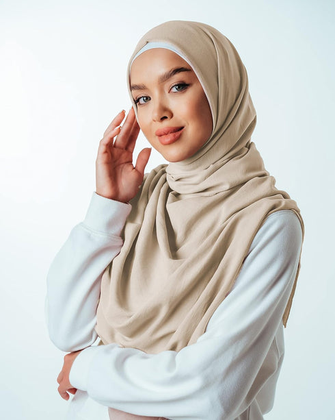 Head Scarfs for Women Cotton Muslim Hijab Long Wrap...