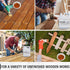 8 OZ Pure Tung Oil for Wood Finishing with Wood Brush, Waterproof Wood Sealer Indoor and Outdoor, 100% Pure Natural Tung Oil for Unfinished Bare W...