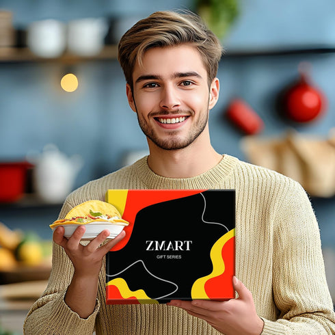 Zmart Food Drink Gifts for Men - Taco Whiskey Gifts for Him, Funny Saying Tacosaurus Whiskey Socks...