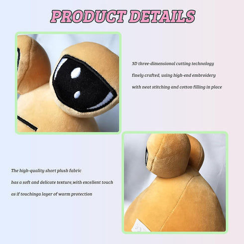 2 Pcs Alien Pou Plush Toy,Cute Pou Stuffed Animal,8.6 Inch Sad Pou Plushie,Children'S Day Gift,Birthday Gifts...