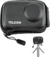 TELESIN Small Carry Case Lens Protector for DJI Action 4 Action 3 Insta 360 Ace Insta360 Ace Pro Accessories, Mini Carrying Bag for DJI Osmo Actio...