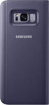 Samsung EF-ZG955CVEGUS Clear View Standing Cover Flip Case for Galaxy S8+ ONLY with kickstand, Orchid Grey...