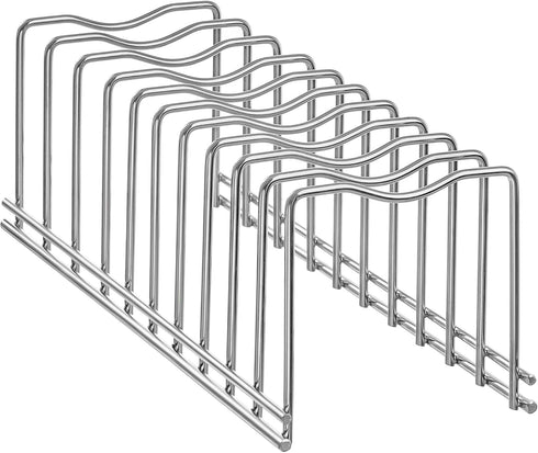 Slideep Pot Pan Lid Holder Drying Rack, Bakeware Lid Storage Organizer, Pantry and Cabinet Holder...