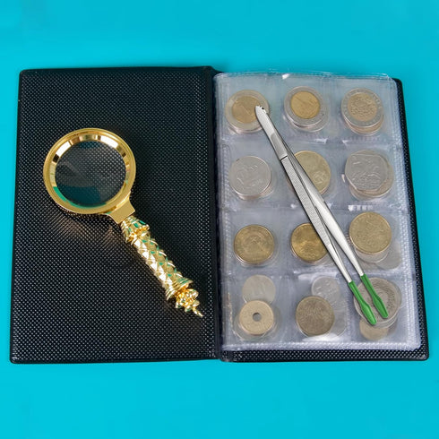 Honoson 2 Pieces Rubber Tipped Tweezers PVC Rubber Coated Soft Non Marring Flat Tip Lab Industrial Hobby Craft Tweezers Tools Jewelry Coin Stamp T...