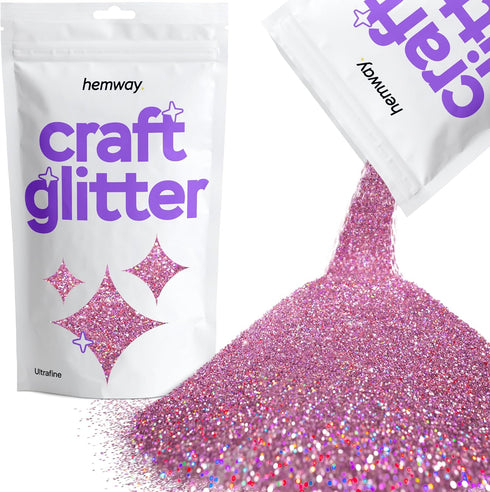 Hemway Craft Glitter 100g / 3.5oz Glitter Flakes for Arts Crafts Tumblers Resin Epoxy Scrapbook Glass Schools Paper Halloween Decorations - Ultraf...