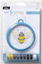 Bucilla, Bee, 3" My 1st Mini Counted Cross Stitch Kit, 3"...