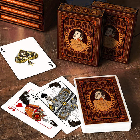 Deluxe Plastic Playing Cards Set - Uniquely Designed with Male Singer Theme, Ideal for Adults, Family & Friends| Durable, Cool Card Deck for Men, ...