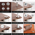 Toututu 120 Sets Leather Snap Fasteners Kit, 12.5mm Metal Snap Buttons Press Studs with 4 Setting Tools, 6 Color Leather Snaps for Clothes, Jacket...