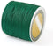 Cheriswelry 100M 0.8mm Nylon Beading Cord Dark Green Chinese Knotting Rattail Macrame Thread String Roll for Jewelry Making Kumihimo Wrapping Supp...