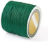 Cheriswelry 100M 0.8mm Nylon Beading Cord Dark Green Chinese Knotting Rattail Macrame Thread String Roll for Jewelry Making Kumihimo Wrapping Supp...