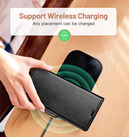 OCASE Compatible with Galaxy S22 Ultra 5G Wallet Case, PU Leather Flip Folio Case with Card Holders RFID Blocking Kickstand [Shockproof TPU Inner ...