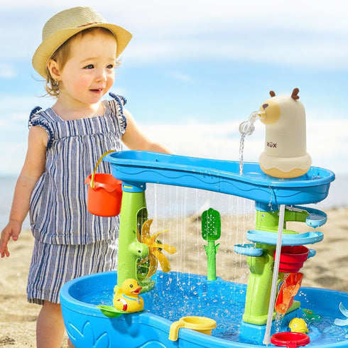 Powerful Water Table Pump,Kids Water Table Accessories,Water Table Pump Work Continuously for 3 Hours,Summer Outdoor Wame Game Toys for Kids,Water...