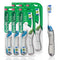 GUM Folding Travel Toothbrush, Compact Head + Tongue Cleaner, Soft Bristled Travel Toothbrushes for Adults, 2ct...