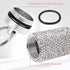 Pill Organizer Stainless Steel Waterproof Pill Holder Box Bling Small Medicine Case Dispenser Bottle Travel Portable Jewelry Ring Holder Keychain ...