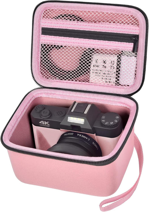 Vlogging Camera Case Compatible with Duluvulu/for TEBNGIHNM/for zheozeig/for Oiadek 4K Digital Cameras for Youtube. Vlog Camera Carrying Storage f...