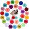 Flower Collars, 30pcs Pet Collar Flowers Charms for Dogs & Cats, Soft Chiffon Material, Exquisite Floral Design, Wide Application, Proper Size, 3....