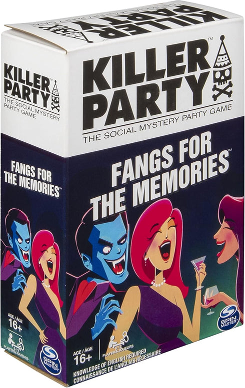 Spin Master Killer Party - Fangs for The Memories, The Social Mystery Party Game for Ages 16 and Up...