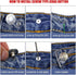 20 Pcs Button for Sewing Metal Jeans, 17 mm No-Sew Nailess Removable Metal Jeans Buttons Replacement Repair Combo Thread Rivets and Screwdrivers.(...