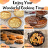 P&P CHEF Baking Cooling Rack Set for Cooking Roasting, 4-Piece Stainless Steel Wire Racks for Oven Use, Healthy & Dishwasher Safe, Rectangle, 8.6 ...