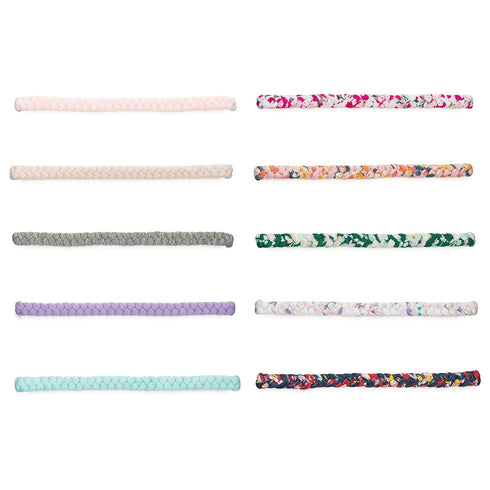Parker Baby Toddler Girl Braided Headbands, Assorted 10 Pack of Hair Accessories for Girls - "Wildflower Set"...