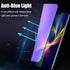 Compatible with iphone 13 Pro and compatible with iphone 14 / 13 Privacy screen protector 2 Pack Gradient Colorful Mirror Tempered Glass anti Blue...