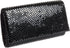 Jessica McClintock Metal Mesh Roll Evening Bag Clutch Purse (4.5" x 7.5" x 2", Shoulder Chain Included)...