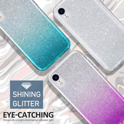 MATEPROX Compatible with iPhone XR case,Bling Sparkle Cute Girls Women Protective Case for Phone XR 6.1"(Gold)...