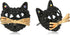 Betsey Johnson Pave Cat Stud Earring...