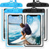 4 Pack Waterproof Phone Pouch Case with Lanyard - Cellphone Dry Bag IPX8 for iPhone 15 14 13 12 Pro Max Vacation Pool Beach Swimming Essentials...