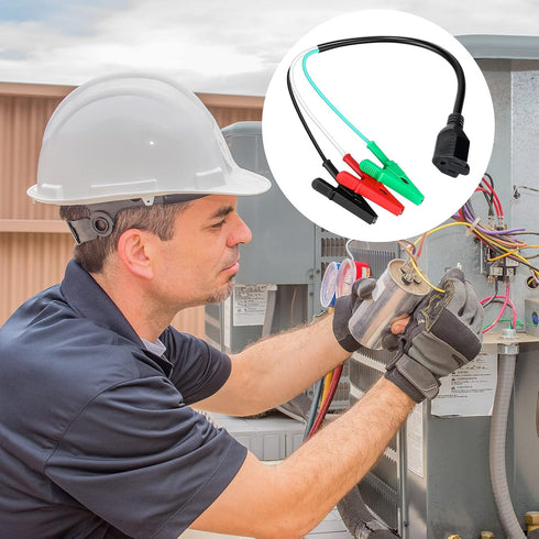 Macarrie HVAC Heavy Adaptor Cord 19 Inch HVAC Tools Circuit Breaker Finder Compatible with Yellow Jacket 69522 RT250 ET300 ET310 HVAC Tools Cleara...