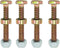 4Pack 500026MA 301172 Shear Bolts Kits for Murray 3943M 722130 1501216 1501216ma 500026 SnowThrowers...