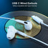COOYA USB C Headphones Type C Wired Earbuds for Samsung S24 Ultra S23 S22 S21 S20 A54 Galaxy Flip5 4 DAC HiFi Stereo Headsets+Mic in-Ear Earphones...