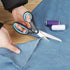 Left-Handed Scissors, 8-Inch Left-Handed Scissors with Soft Grip for Home, School, Office, Sewing Fabric, Red/Blue, Pack of 2...