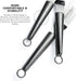 Tenrai Metal Icing Spatula Set Stainless Steel Cake Knife Offset Professional Tool for Decorating Cakes (Length: 6 8 10 Inch, Silver)...