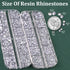 Resin Rhinestones for Crafting with B7000 Jewelry Glue, 2 Boxes Clear FlatBack Crystals with 3Pcs 10ml Glue for Bedazzling Crafts DIY Nail Art Mak...