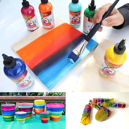 Unicorn SPiT 5770001 Gel Stain and Glaze, Pixie Punk Pink 4.0 FL OZ Bottle...