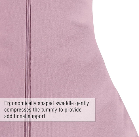 Woombie Simply Baby Swaddling Blanket - Soothing Cotton Swaddle, Wearable Blanket, Pink Blush, 0-3 Months...
