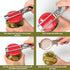 2PCS Adjustable Multifunctional Stainless Steel NEW Can Jar Openers for Weak Hand with Keychain Bottle Cap Gripper, Easy for Seniors with Arthriti...