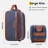 Vorspack Travel Toiletry Bag for Men - Canvas Dopp Kit Water Resistant Skincare Bag Large Shaving Bag for Bathroom Toiletries Accessories Gifts - ...