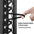 Flexzion Replacement Cord for Gravity Chair - 4 Black Cords (2 Long 2 Short) - Universal Nylon Laces Repair Kit for Zero Gravity, Bungee, String, ...