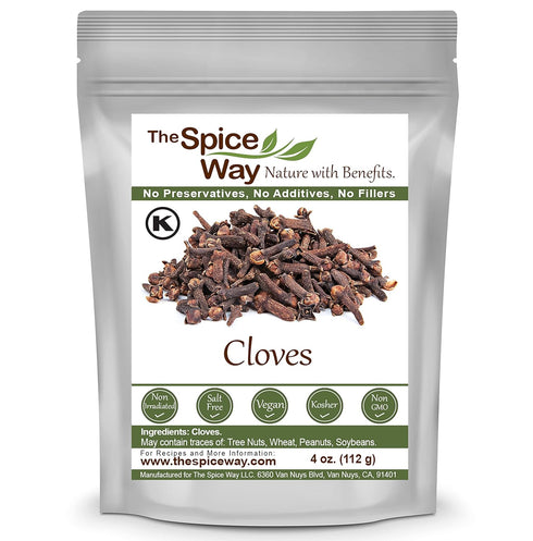 The Spice Way Cloves - whole (4 oz)| clove spice, for many savory dishes and even tea...