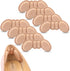 Heel Pads for Shoes That are Too Big, 4 Pairs Foamed Cotton Heel Cushions for Pain Relief & Tighter Fit, Filler Improved Shoe Fit and Comfort (Ros...