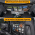 Car Ceiling Cargo Net with 3 Pockets,31.5"x21.6" Reduce Sagging Car Storage Mesh Organizer,Double Layer Roof Mesh Camping Overlanding Gear Must Ha...