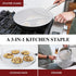 BergKoch Splatter Screen for Frying Pan - 13 Inch Stainless Steel Grease Splatter Guard - Cover Oil Splash when Sizzling Bacon, Cooking Fried Chic...