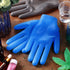 Patelai 2 Pairs Epoxy Gloves Silicone Gloves for Resin Reusable Safe Silicone Gloves for Crafts Jewelry Making Work DIY (Black, Blue)...