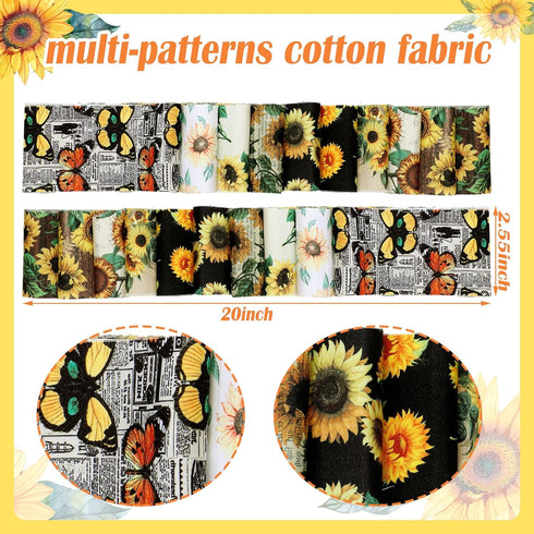 100 Pcs Cotton Fabric Patchwork Quilting Strips 2.56 Inch Precut Patchwork Roll Japanese Style Cotton Fabric Quilting Fabric Strips Craft for DIY ...