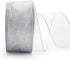 ALTIER 2.5 Inch x 40 Yards Silver Metallic Wired Ribbon for Christmas Home Decoration Gift Wrapping Bow Making Wreath DIY Crafts...
