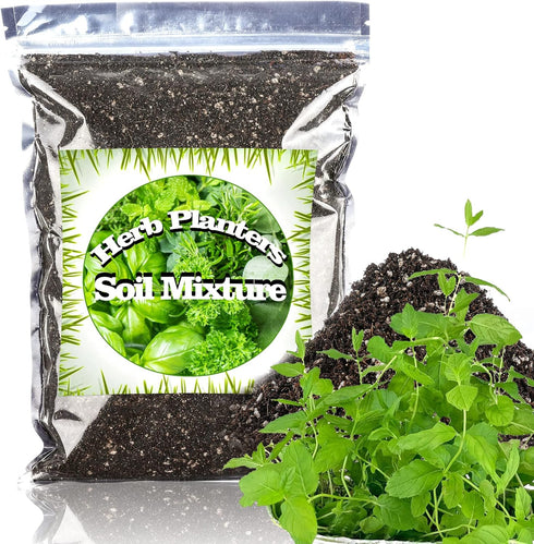 Organic Potting Soil Mix for All Indoor & Outdoor Small Containers Including Herbs, Vegetables, and Flowers 1 qt...