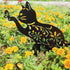 Haofy Cat Silhouette, 1 Piece of Lifelike Cat Yard Art Garden Metal Statue Decor, Hollow Decorative Stakes for Outdoor Farmhouse Pathway Lawn Deco...
